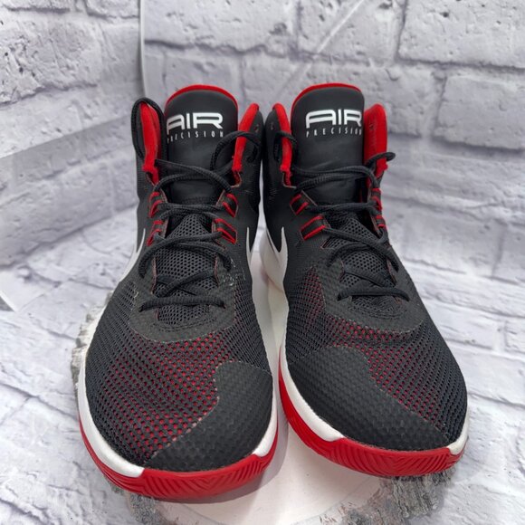 Nike Mens Air Precision NBK Black University Red Size 12 Basketball Shoes main image 13